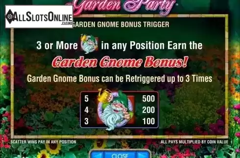 Screen4. Garden Party from IGT
