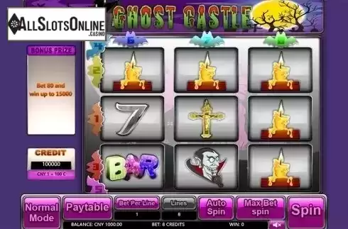 Reels screen. Ghost Castle from Aiwin Games