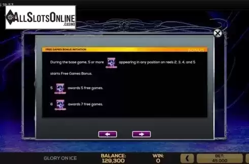 Features 1. Glory on Ice from High 5 Games