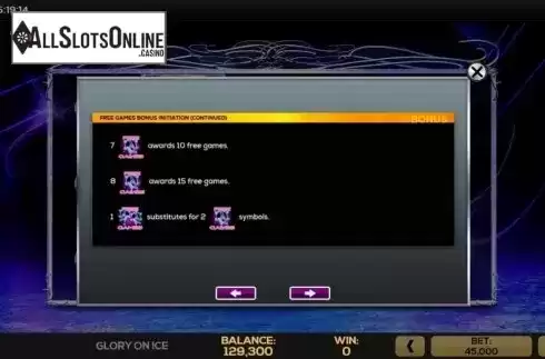 Features 2. Glory on Ice from High 5 Games