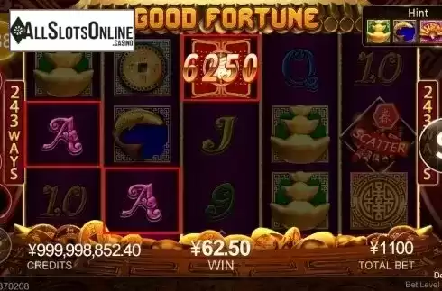 Win Screen. Good Fortune (CQ9Gaming) from CQ9Gaming