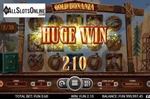 Win screen 3. Gold Bonanza from Leap Gaming