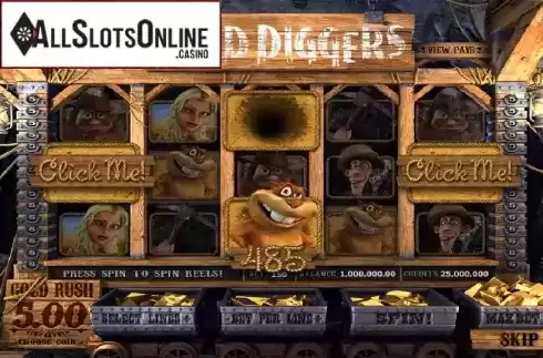The Click Me. Gold Diggers from Betsoft