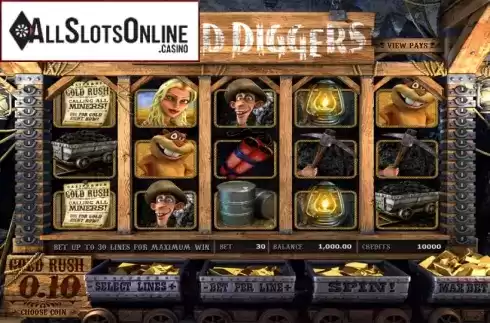 Reels. Gold Diggers from Betsoft
