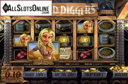 Reels. Gold Diggers from Betsoft