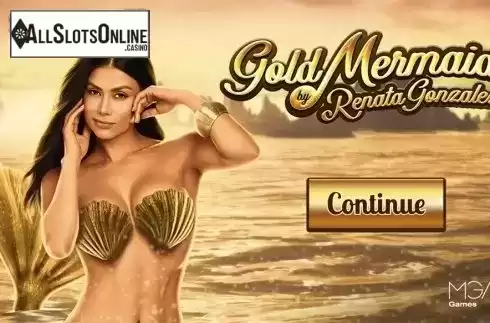Intro screen. Gold Mermaid from MGA