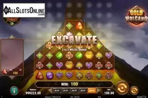 Feature Screen. Gold Volcano from Play'n Go