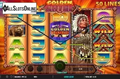 Screen 5. Golden Chief from Barcrest