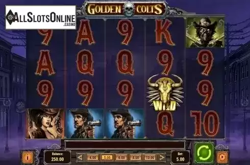 Reels screen. Golden Colts from Play'n Go