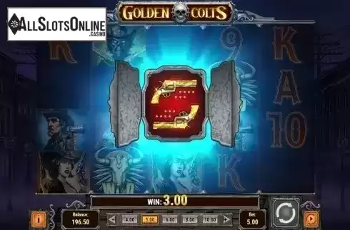 Feature intro screen. Golden Colts from Play'n Go