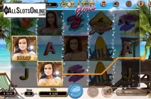 Win screen. Golden Girls from Booming Games