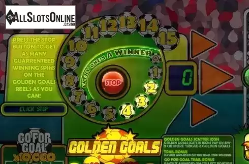 Bonus Game 1. Golden Goals from Big Time Gaming