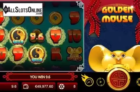 Win screen. Golden Mouse from Manna Play