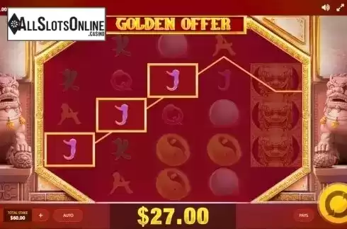 Screen 4. Golden Offer from Red Tiger