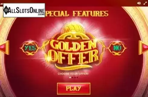 Paytable 1. Golden Offer from Red Tiger