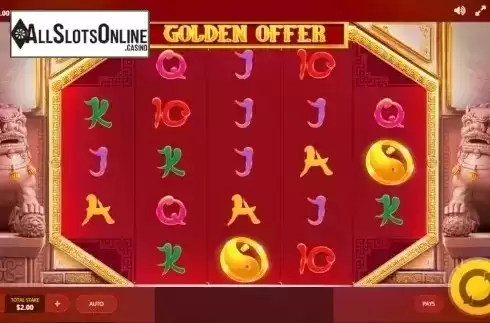 Screen 1. Golden Offer from Red Tiger