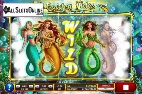 Win Screen 2 - Wild Mermaids. Golden Tides from 2by2 Gaming
