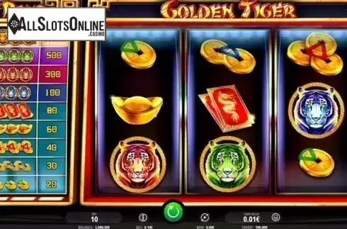 Reel Screen. Golden Tiger from iSoftBet
