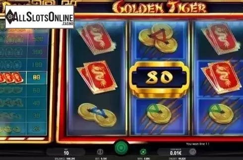 Win Screen 2. Golden Tiger from iSoftBet