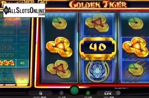 Win Screen 3. Golden Tiger from iSoftBet
