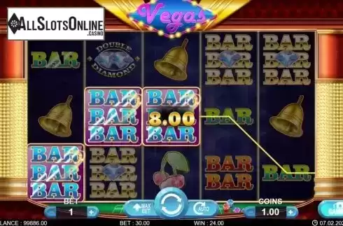 Win screen 2. Golden Vegas from 7mojos