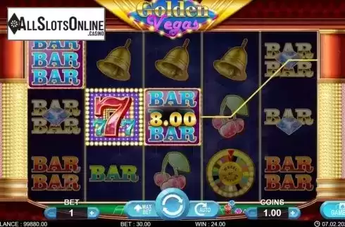 Win screen 3. Golden Vegas from 7mojos