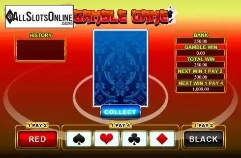 Gamble screen. Golden Whale from Spadegaming