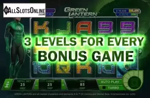 Bonus Game. Green Lantern (Playtech) from Playtech