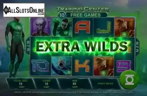 Extra Wilds. Green Lantern (Playtech) from Playtech