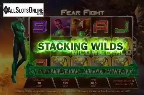 Stacking Wilds. Green Lantern (Playtech) from Playtech