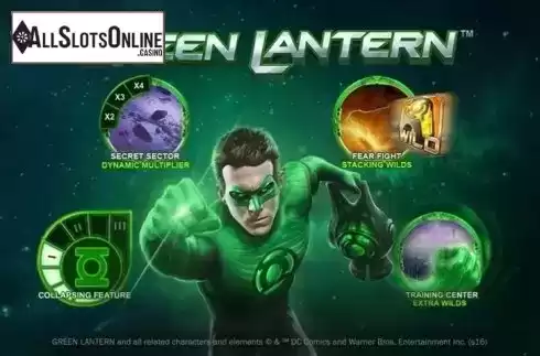 Game features. Green Lantern (Playtech) from Playtech