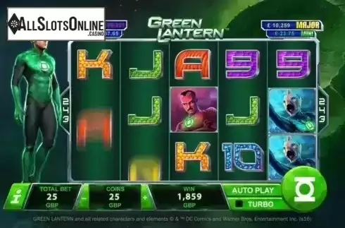 Reels. Green Lantern (Playtech) from Playtech