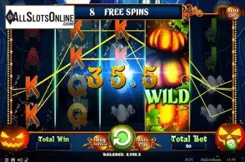 Free Spins 3. Hallow Reels from Spinomenal
