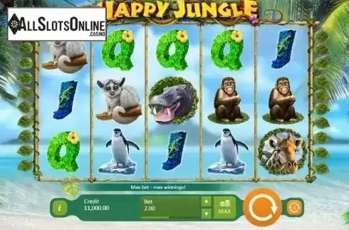 Screen 1. Happy Jungle from Playson