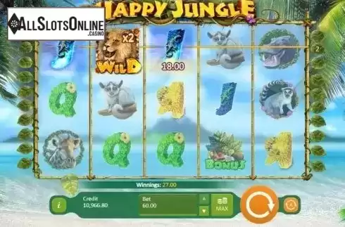 Screen 2. Happy Jungle from Playson
