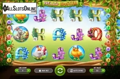 Reel Screen. Hello Easter from BGAMING