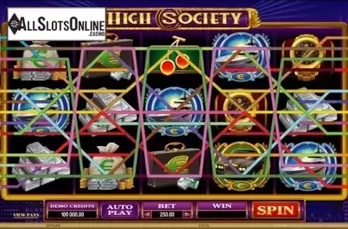 Screen8. High Society from Microgaming