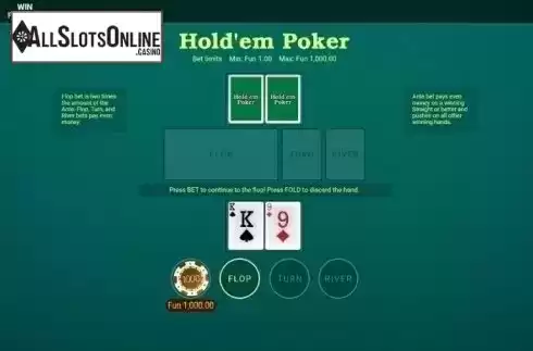 Reel screen. Hold’em Poker (OneTouch) from OneTouch