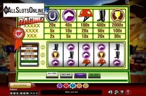 Reel Screen. Horse Racing (GameScale) from GameScale