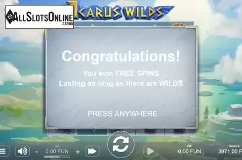 Free Spins 1. Icarus Wilds from Sthlm Gaming