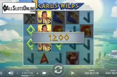 Free Spins 3. Icarus Wilds from Sthlm Gaming