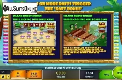 Bonus Game. Island Quest from IGT