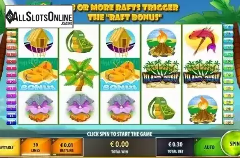 Reel Screen. Island Quest from IGT