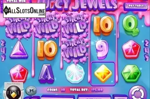 Sticky Wild. Win 2. Juicy Jewels from Rival Gaming