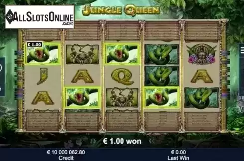 Screen 2. Jungle Queen from Greentube