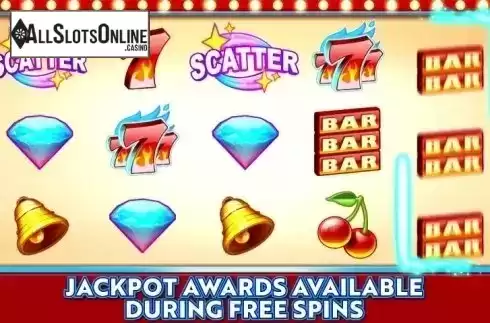 Scatter screen 1. Jackpot City from Incredible Technologies