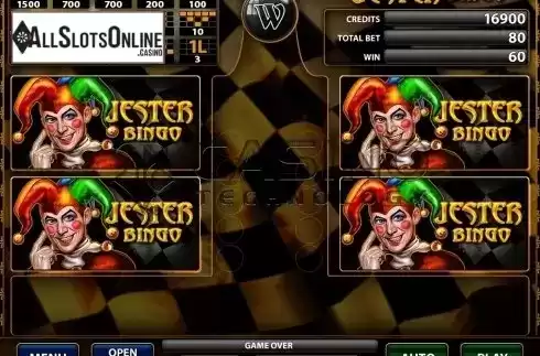 Screen2. Jester Bingo from Casino Technology