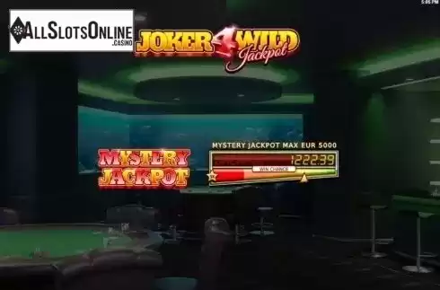 Intro screen. Joker 4 Wild from StakeLogic