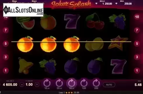 Win Screen 3. Joker Splash (Gamzix) from Gamzix