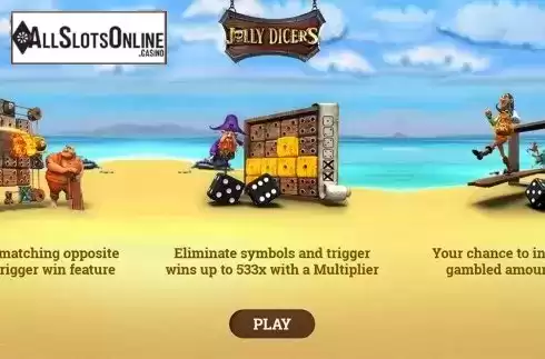 Intro screen. Jolly Dicers from DiceLab
